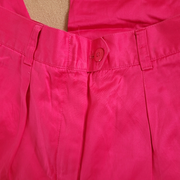 ESCADA HIGH WAIST PINK PANTS SIZE 34 German - Picture 5 of 10